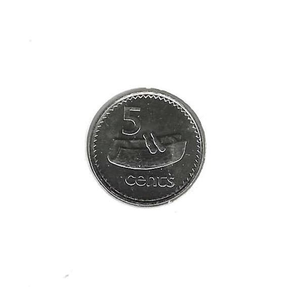 Fiji, 5 Cents 1990., Timbres & Monnaies, Monnaies | Océanie, Enlèvement ou Envoi, Monnaie en vrac