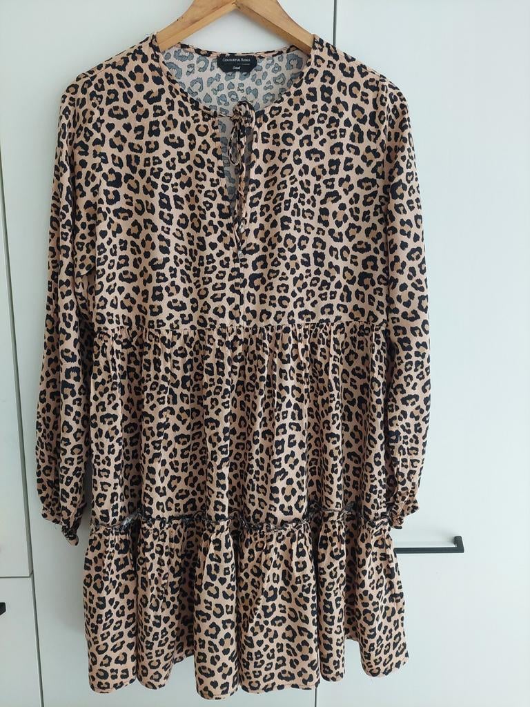 Zwierig tijgerprint jurkje Colourful Rebel mt S, Kleding | Dames, Ophalen
