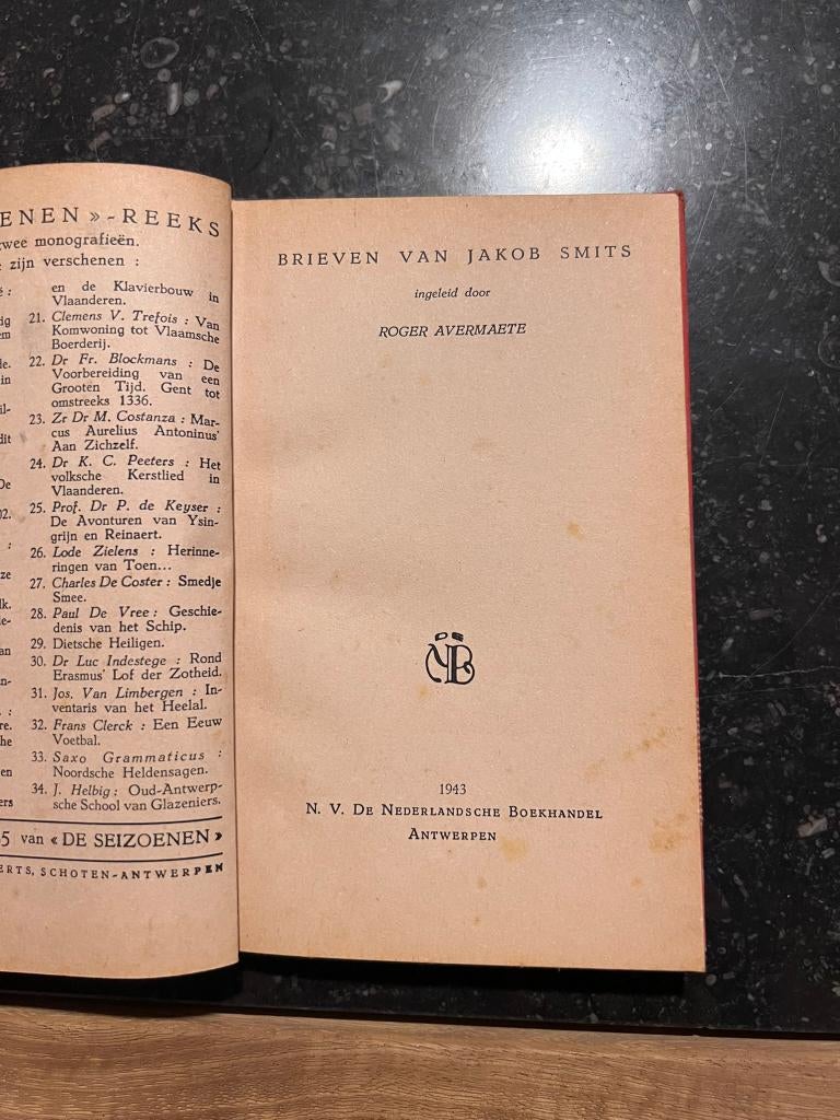 Brieven van Jakob Smits - Roger Avermaete, Livres, Enlèvement ou Envoi, Un auteur, Utilisé, Roger Avermaete