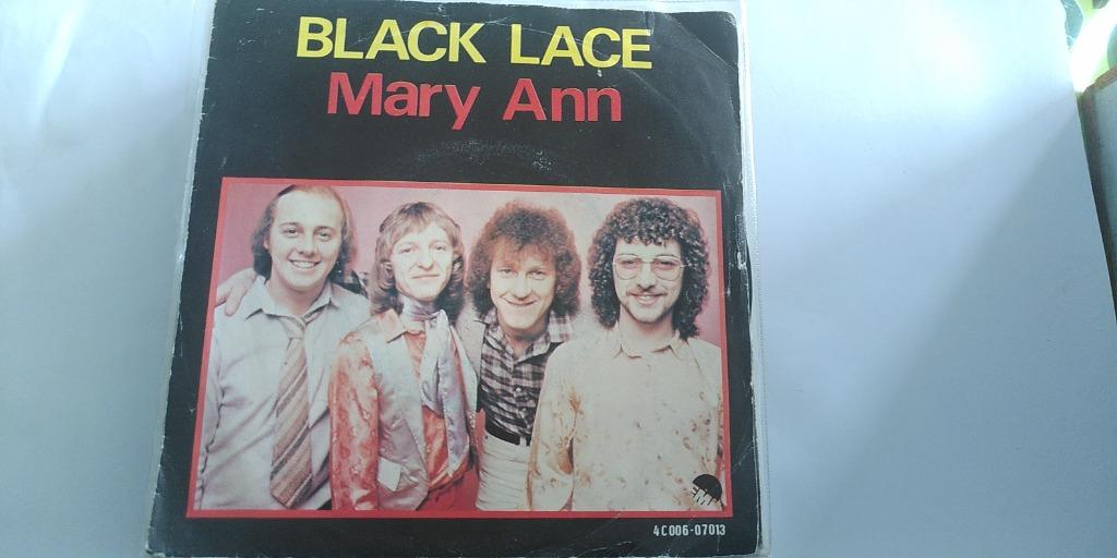 SINGEL BLACK LACE--MARY ANN--, Ophalen of Verzenden, Gebruikt, Pop