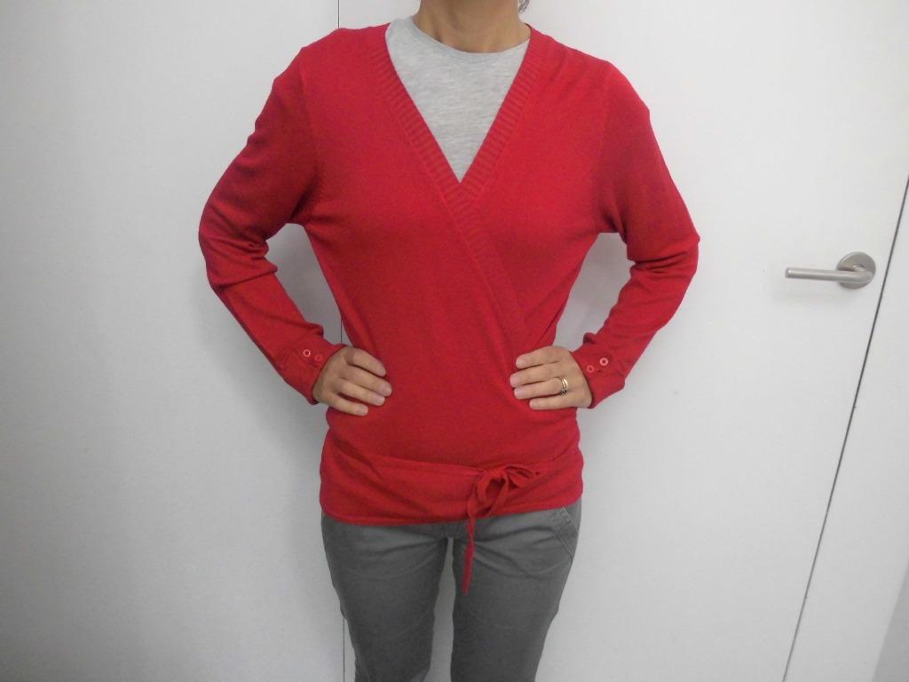 Roodgekruist vest “ZARA” Nieuwe maat: L, Zara, Maat 42/44 (L), Nieuw, Ophalen of Verzenden