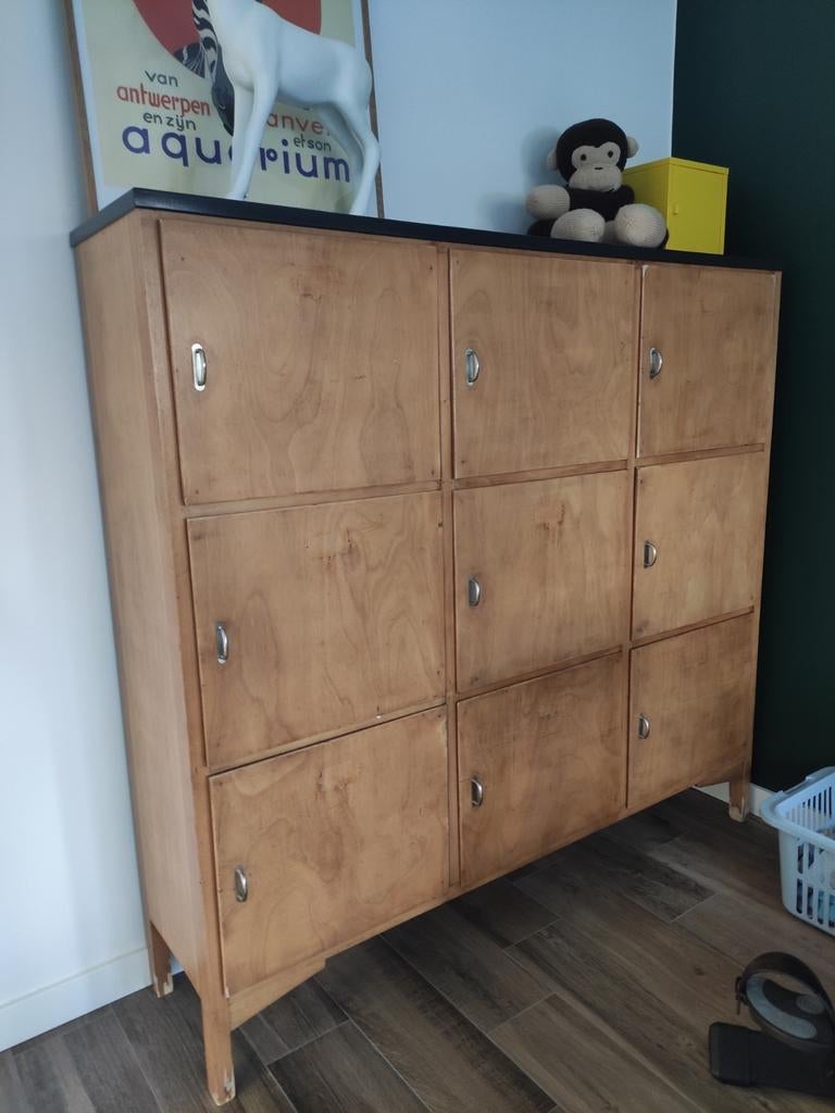 Vintage vakkenkast, Ophalen, Gebruikt