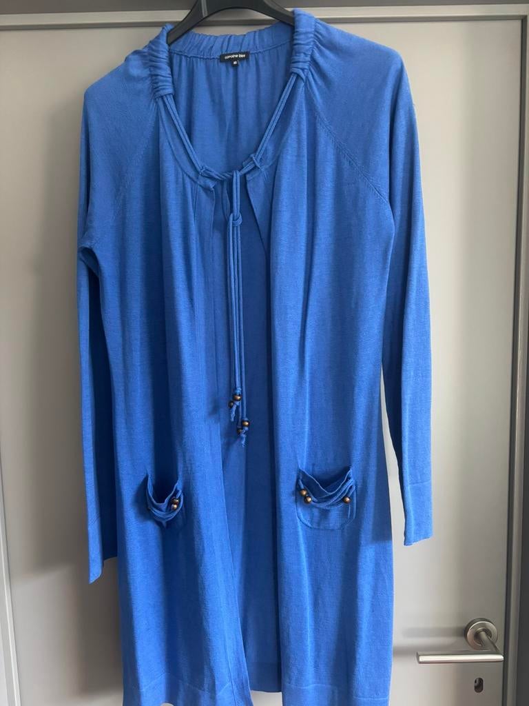 Kobaltblauwe gilet Caroline Biss, Kleding | Dames, Ophalen of Verzenden, Zo goed als nieuw, Maat 38/40 (M)