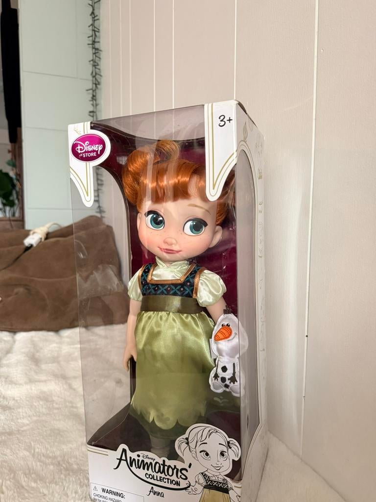 Frozen Anna pop, animators collection verzamelobject, Verzamelen, Ophalen, Overige figuren, Nieuw, Beeldje of Figuurtje