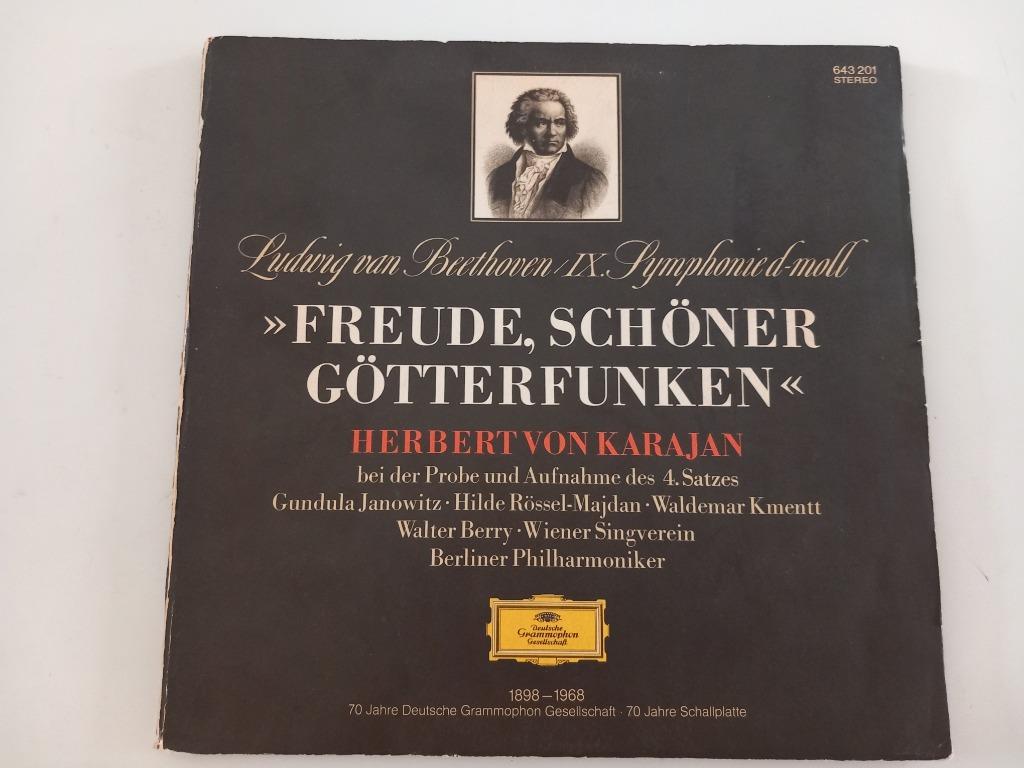 Vinyl LP Beethoven 9e symfonie von Karajan Klassiek, Verzenden, 12 inch