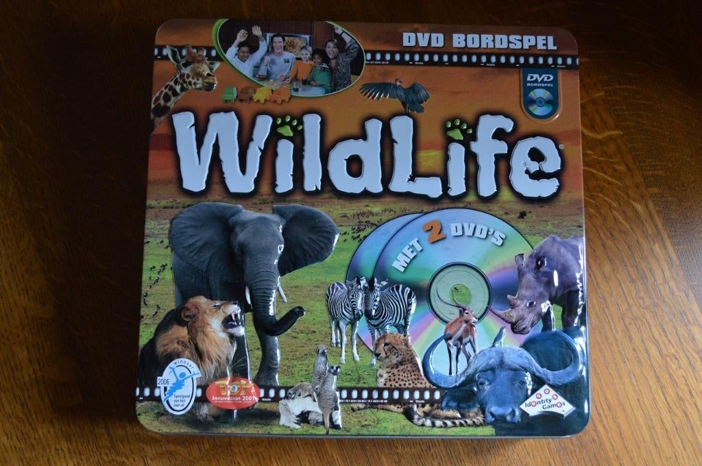 Dvd bordspel Wildlife volledig, Hobby en Vrije tijd, Een of twee spelers, Ophalen of Verzenden, Zo goed als nieuw, Identity Games