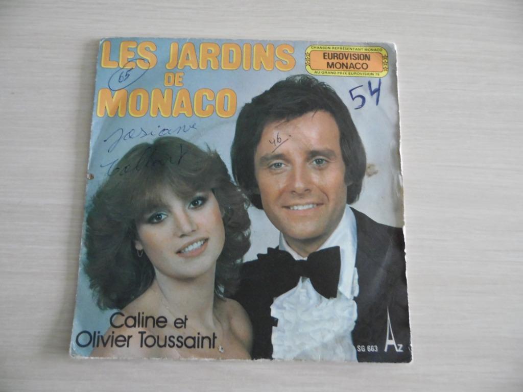 LES JARDINS DE MONACO      EUROVISION   1978, CD & DVD, Vinyles | Autres Vinyles, Comme neuf, Autres formats, Enlèvement ou Envoi