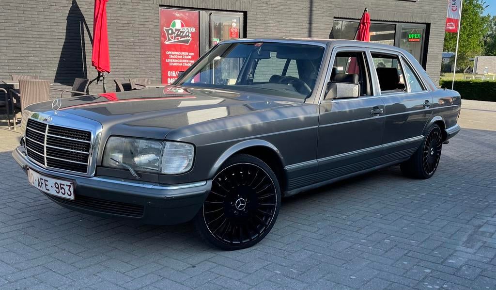 Mercedes 500 sel w126 full option lpg opendak airco 1982, Auto's, Automaat, 4 deurs, Achterwielaandrijving, 5000 cc