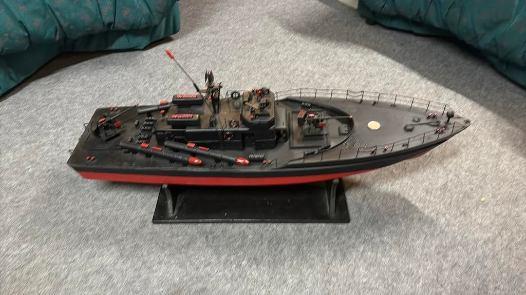 Rc Torpedoboot, Ophalen, Gebruikt