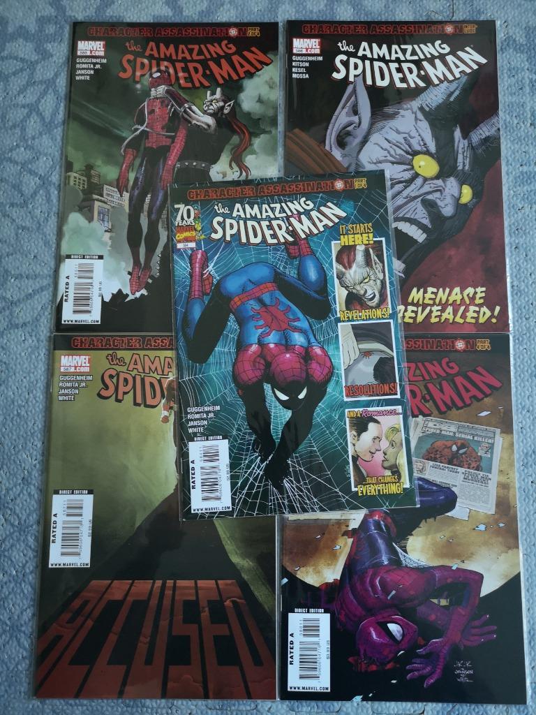 the Amazing Spider-Man #584-588 - Character Assassination, Série complète ou Série, Enlèvement ou Envoi, Neuf