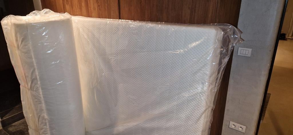 Matras en topper  1m40, Huis en Inrichting, Ophalen, Matras