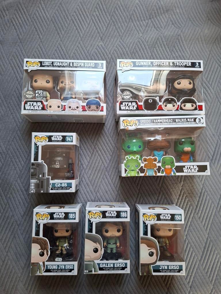 Verschillende Funko pop's Star wars en meer, Enlèvement ou Envoi, Neuf