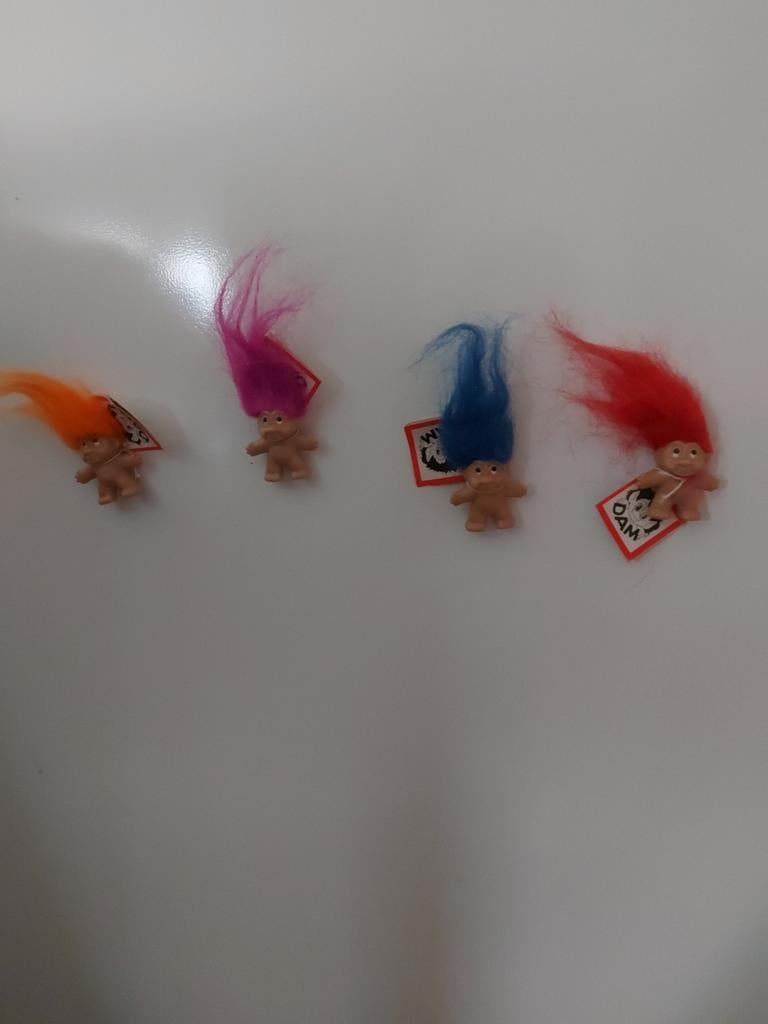 Vintage retro magneet trollen van 1989 zeldzaam merk dam, Verzamelen, Ophalen of Verzenden, Nieuw