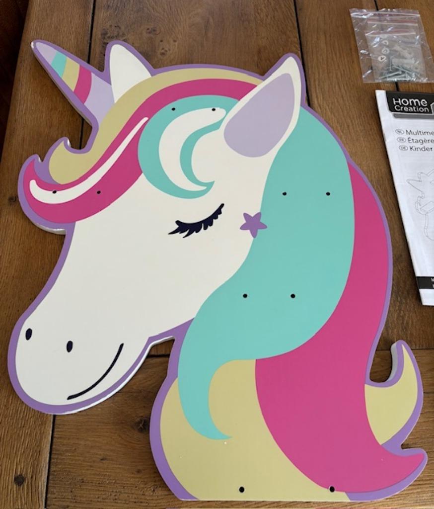 Etagère multimedia LICORNE pour enfants, HOME Creation, Neuf, Bois, Démontable, Enlèvement