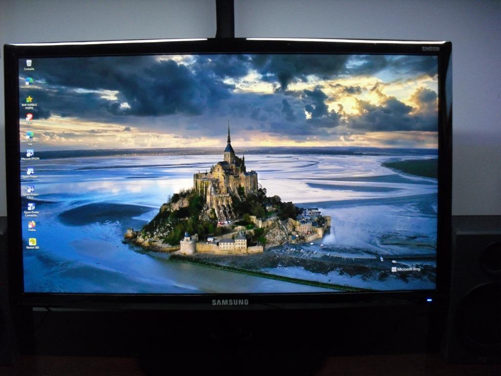 écran pc samsung HDMI, HDMI, Full HD, 60 Hz ou moins, Enlèvement