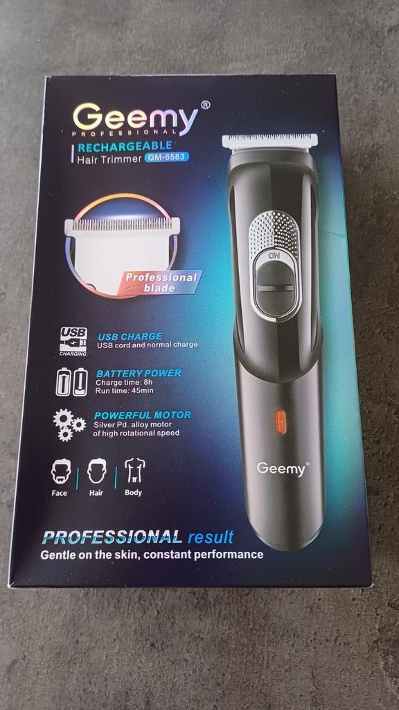 GEEMY rasoir rechargeable Haïr Trimmer GM 6583, Enlèvement ou Envoi, Comme neuf