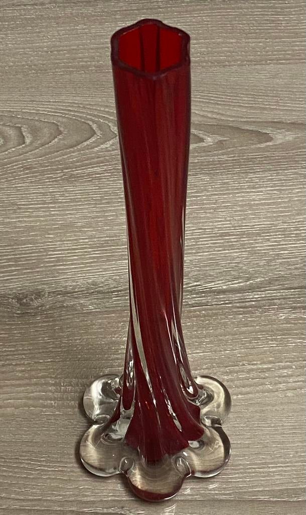 Vase soliflore tulipier torsadé, prix : 10€, Antiquités & Art, Antiquités | Vases, Enlèvement ou Envoi