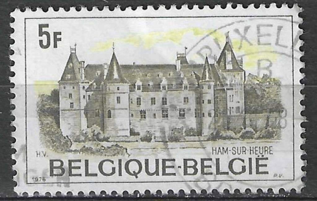 Belgique 1976 - Yvert 1829 /OBP 1835 - Ham-sur-Heure (ST), Timbres & Monnaies, Timbres | Europe | Belgique, Affranchi, Envoi