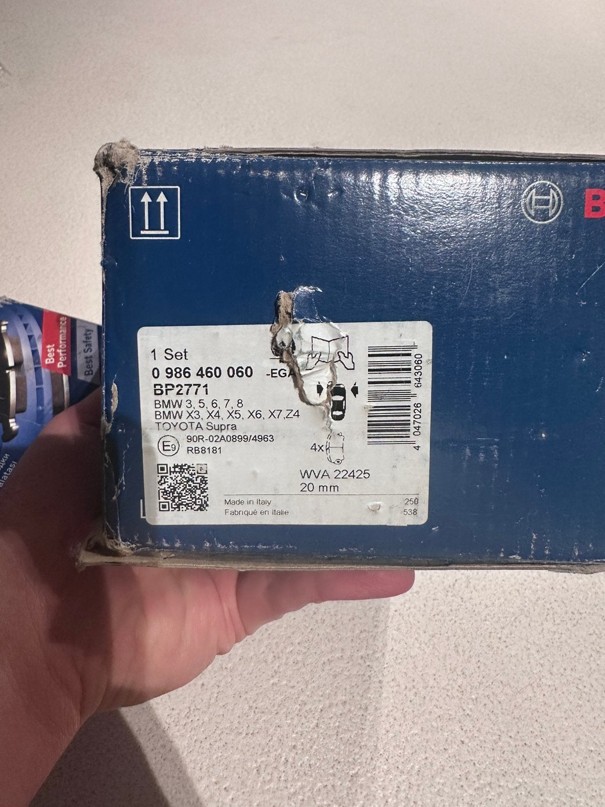 Remblokken 3/5/x3/x5 nieuw in doos, Auto-onderdelen, Ophalen of Verzenden, BMW
