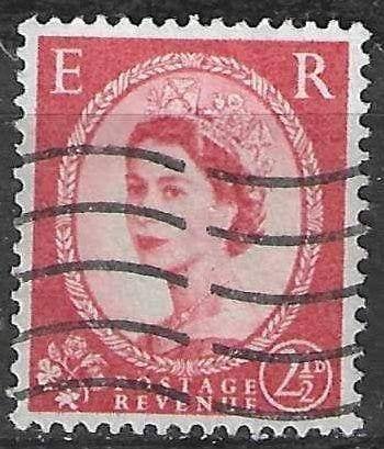Groot-Brittannie 1952/1954 - Yvert 291 - Elisabeth II (ST), Verzenden, Gestempeld
