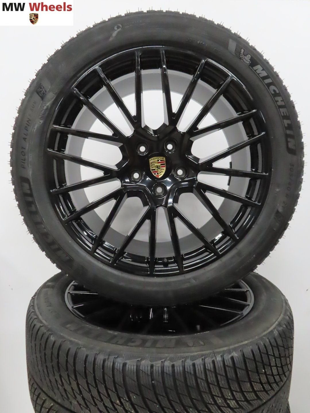 Originele Porsche 21 inch velgen Cayenne 2024 winterbanden, -, 285 mm, -, Banden en Velgen
