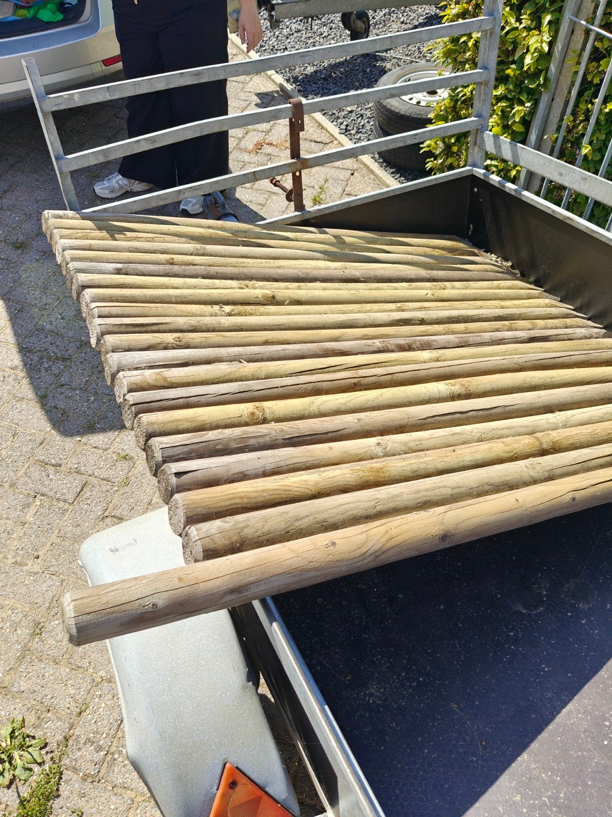 Tuinpalen 140 cm, Tuin en Terras, Ophalen, Palen