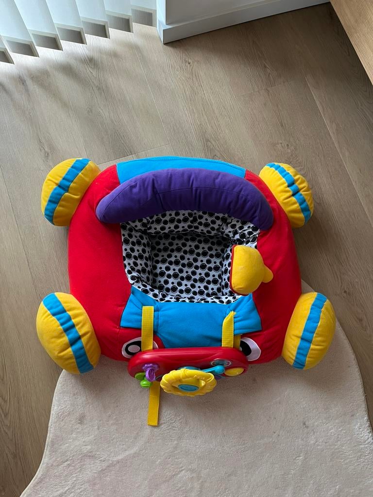 Playgro Comfy Car - Pluchen zitkussen Baby, Enlèvement, Comme neuf