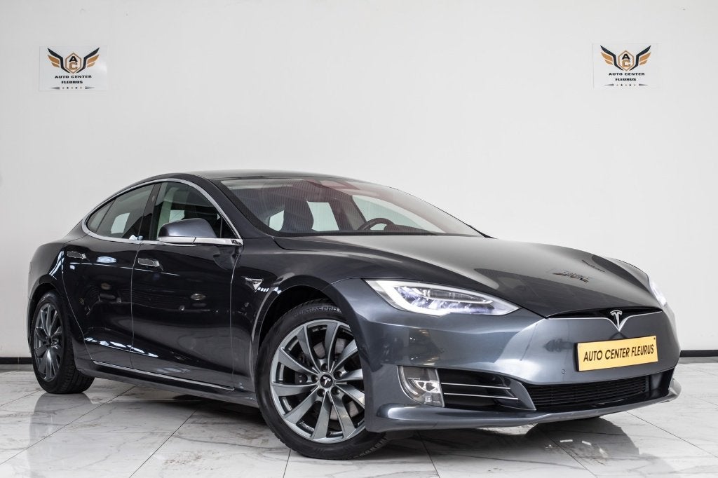 Tesla Model S DUAL 100D / TVA DEDUCTIBLE, Autos, Cuir, Argent ou Gris, Achat, Euro 6