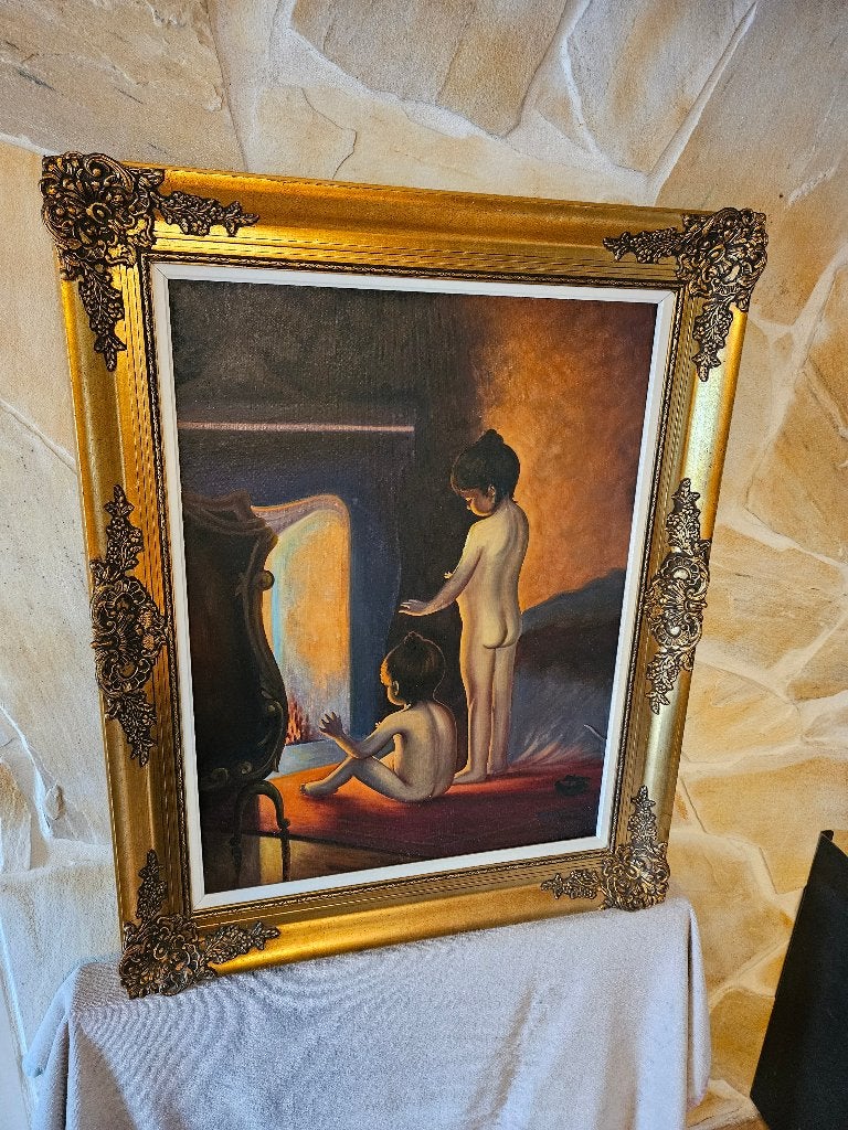 Schilderij, Enlèvement ou Envoi, Classique, Cadre spécial, Toile