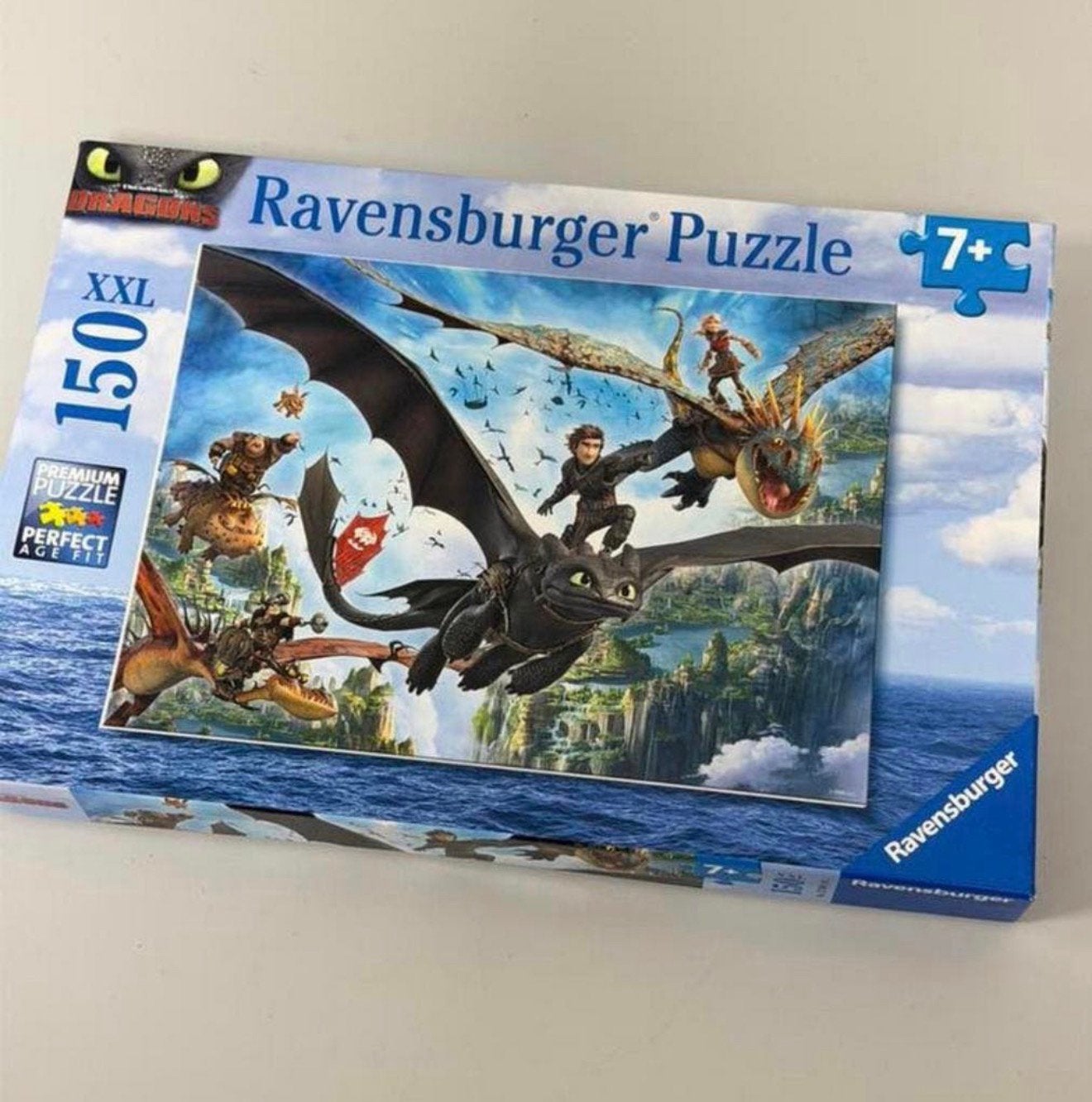 Ravensburger Hoe tem je een draak XXL 150 stukjes XXL puzzel, Ophalen of Verzenden, Meer dan 50 stukjes, Nieuw, 6 jaar of ouder