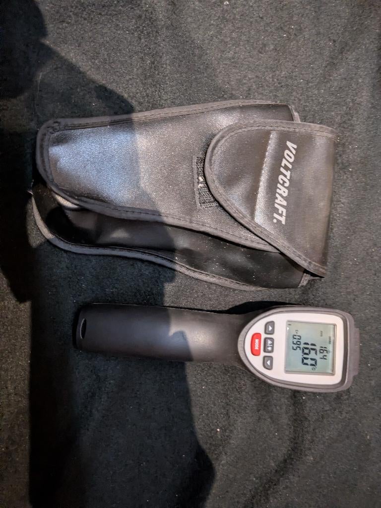 Voltcraft laser temperatuurmeter ir800 20c, Ophalen of Verzenden, Zo goed als nieuw, Temperatuur