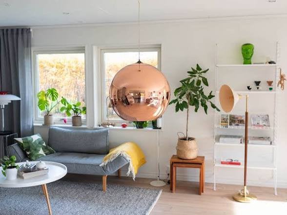 Design Hanglamp Tom Dixon Copper diameter 45cm, Ophalen, Gebruikt, Kunststof, Design Tom Dixon