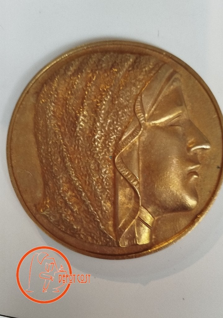 Médaillon en métal lourd, Enlèvement ou Envoi, Bronze