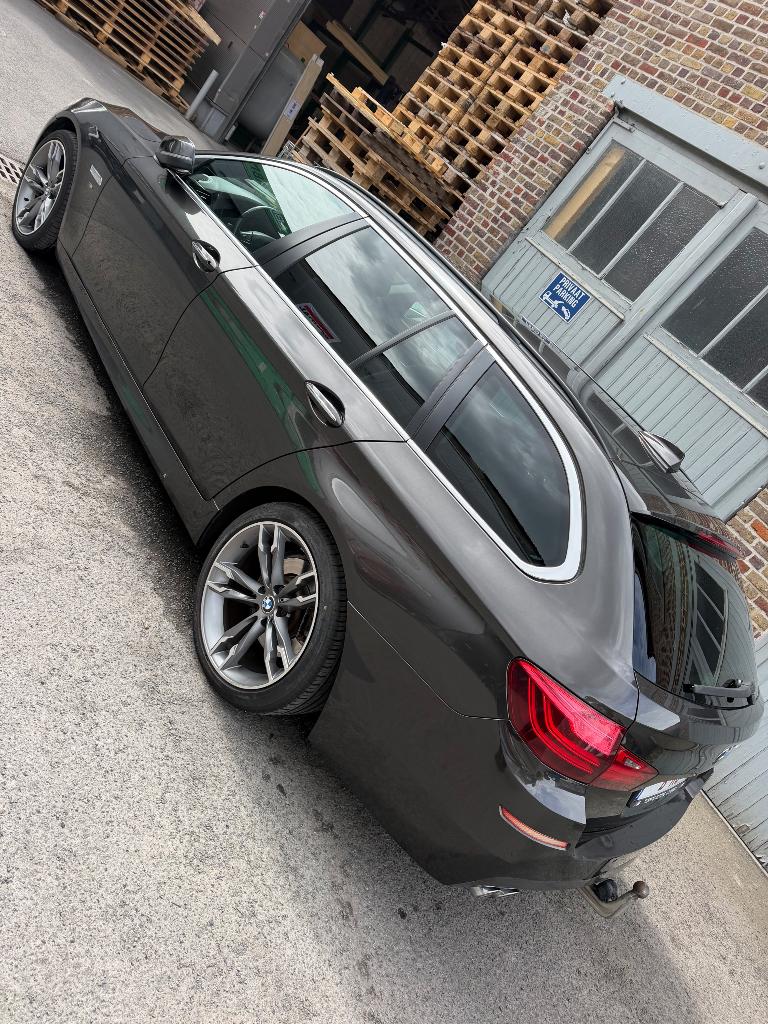 Bmw 518d M pack euro 6, Cuir, Euro 6, Carnet d'entretien, Noir