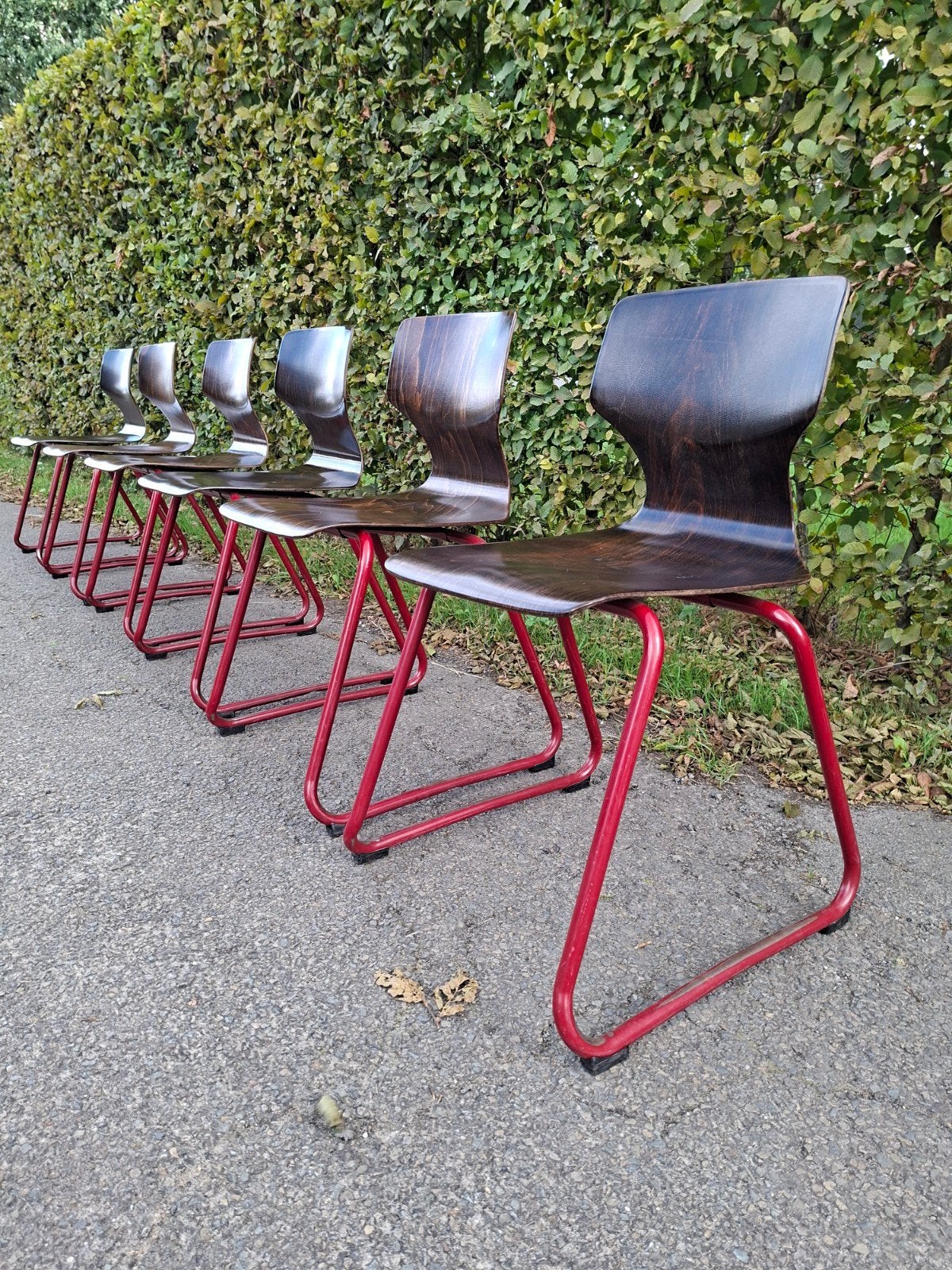 Set toffe vintage stoelen, Ophalen
