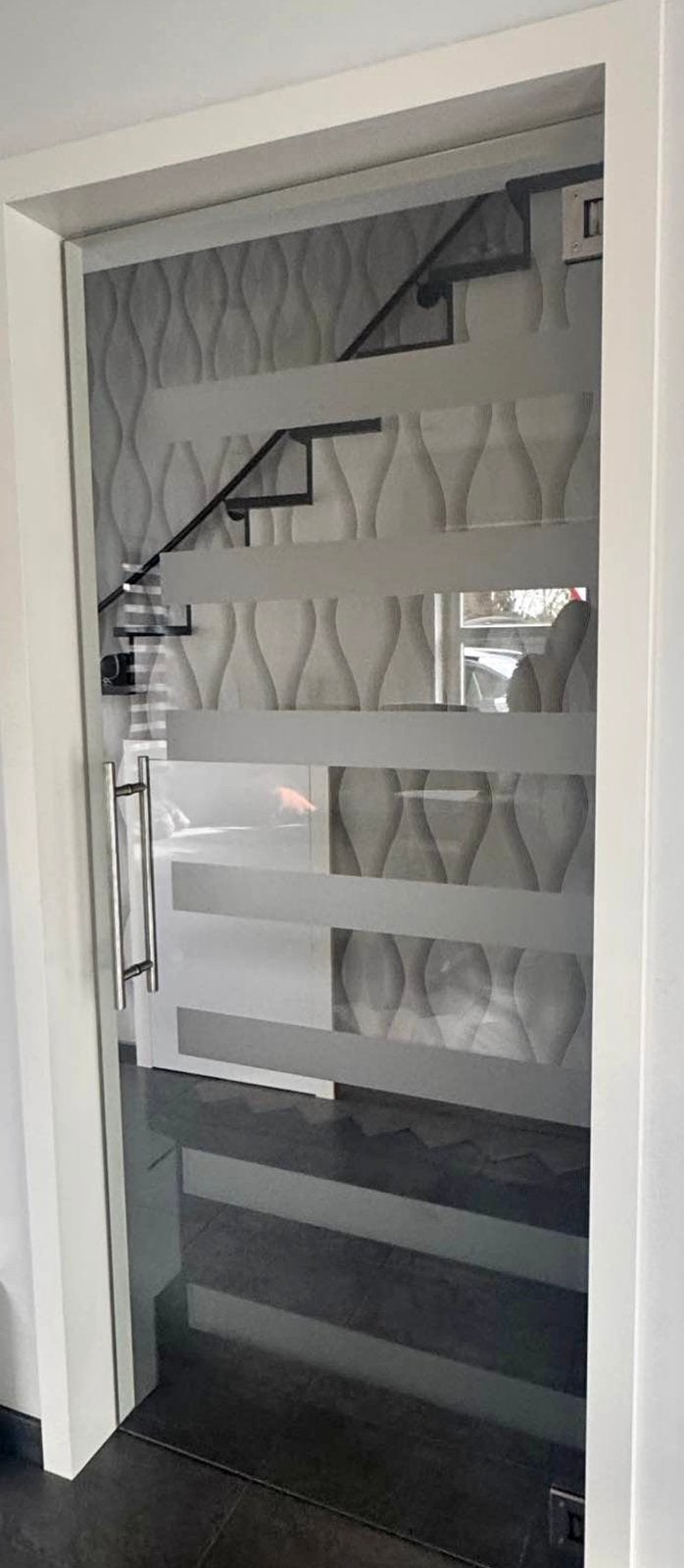 Glazen deur met veiligheidsglas, Enlèvement, Utilisé