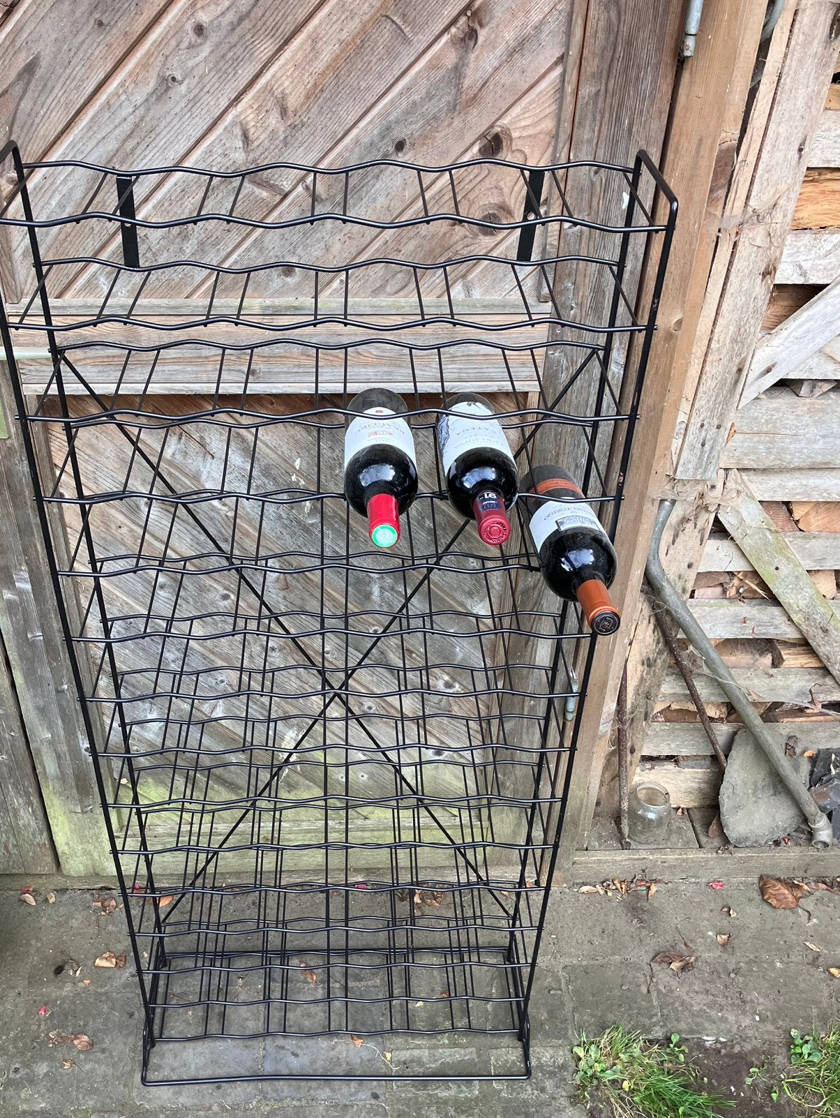 Vintage Tomado wijnrek (90 flessen), Huis en Inrichting, Woonaccessoires | Wijnrekken, Ophalen, Gebruikt, 25 flessen of meer