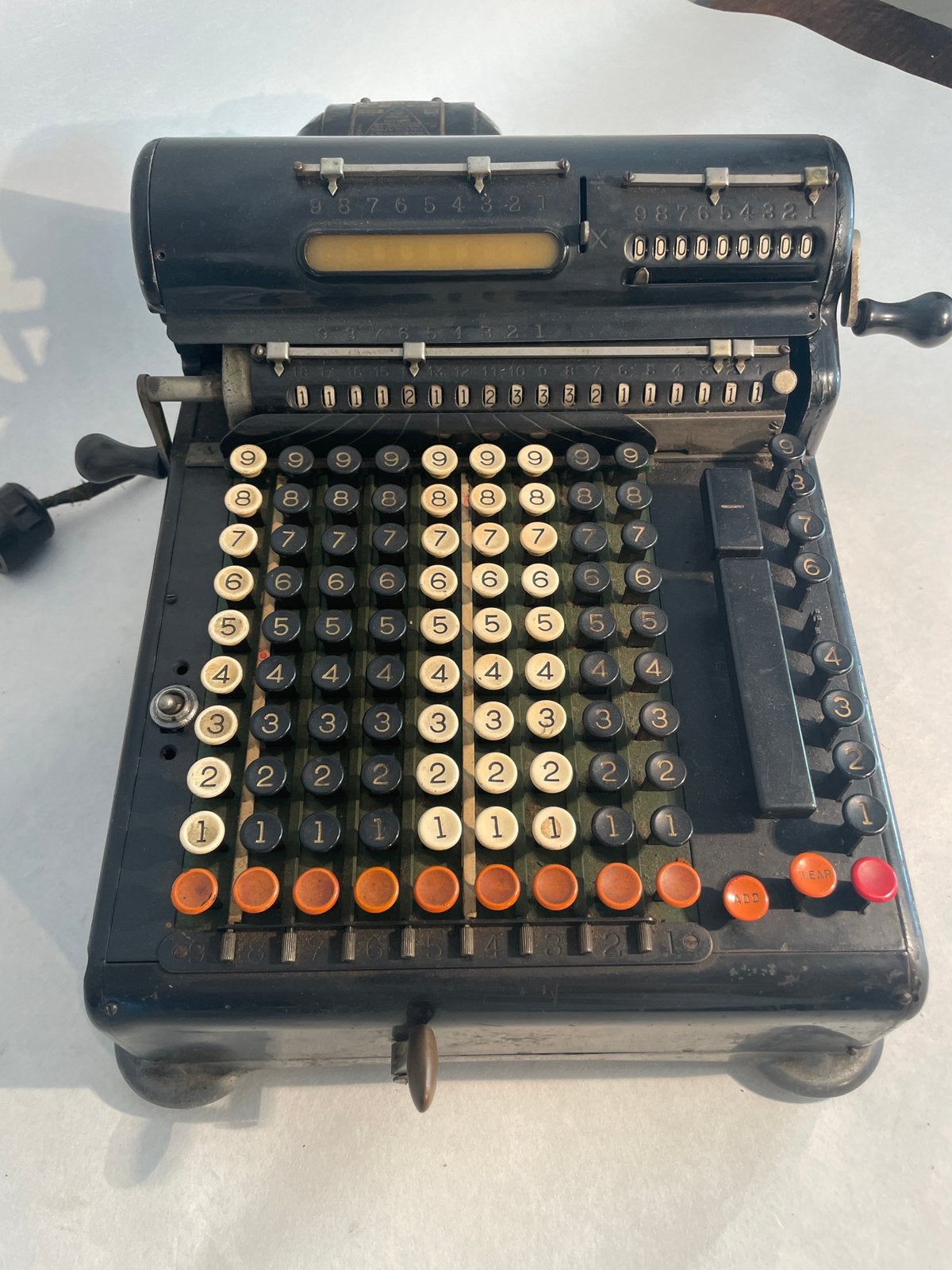 Calculatrice mécanique vintage Marchant, Enlèvement