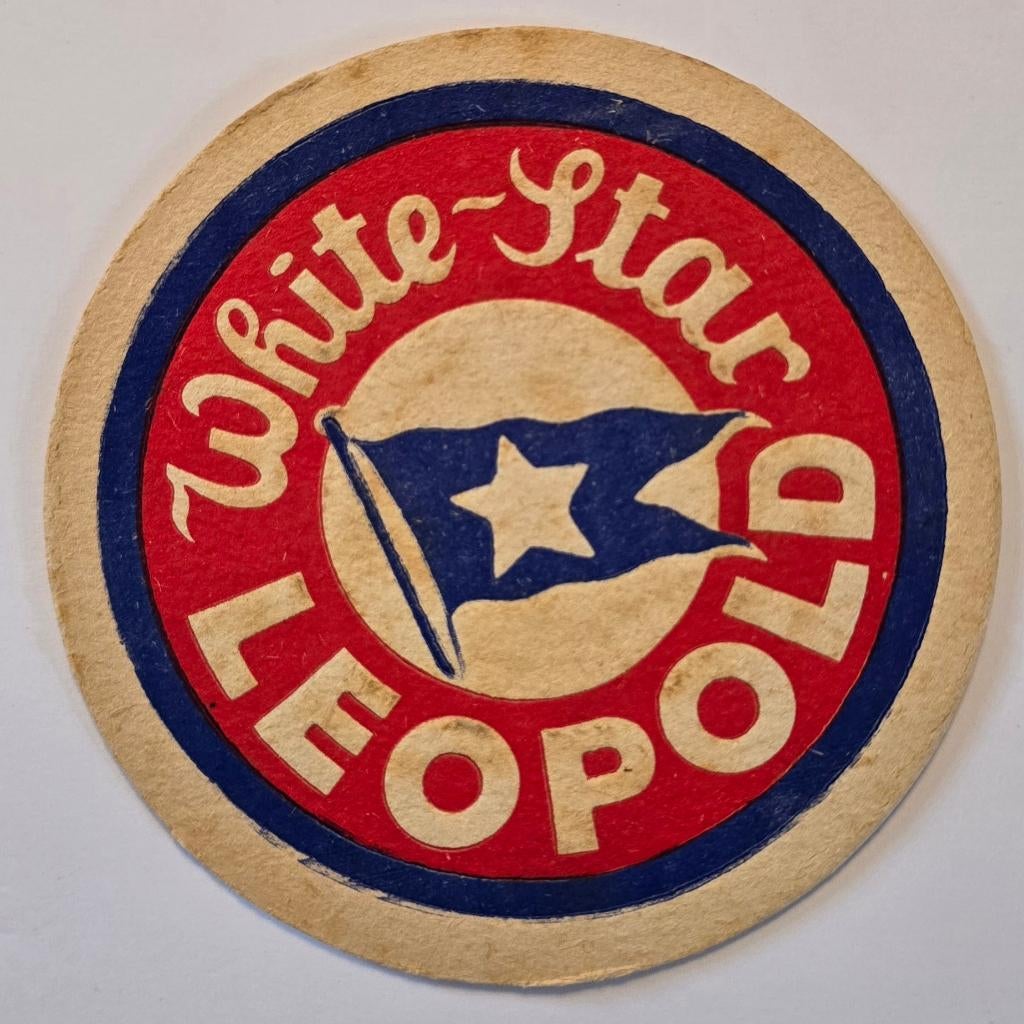Leopold Sous Bock Bierviltje Bierdeckel Onderzetter, Verzamelen, Ophalen of Verzenden, Gebruikt, Viltje(s)