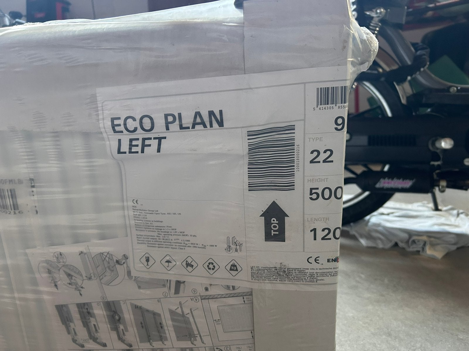 Henrad Everest Plan Eco Radiator, Ophalen, Zo goed als nieuw, Radiator