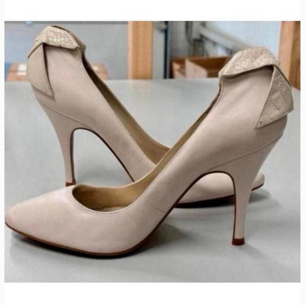 DUNE - Hoge hakken pumps high heels Maat 41 creme als nieuw, Kleding | Dames, Pumps, Beige, Ophalen of Verzenden, Zo goed als nieuw