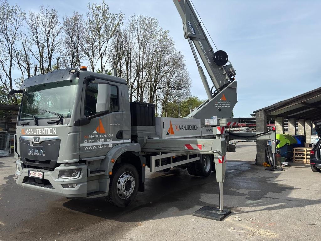 EXCEPTIONNEL : Camion Grue BÖCKER AK 46/6000 SPS – ÉTAT NEUF, Enlèvement, Grue