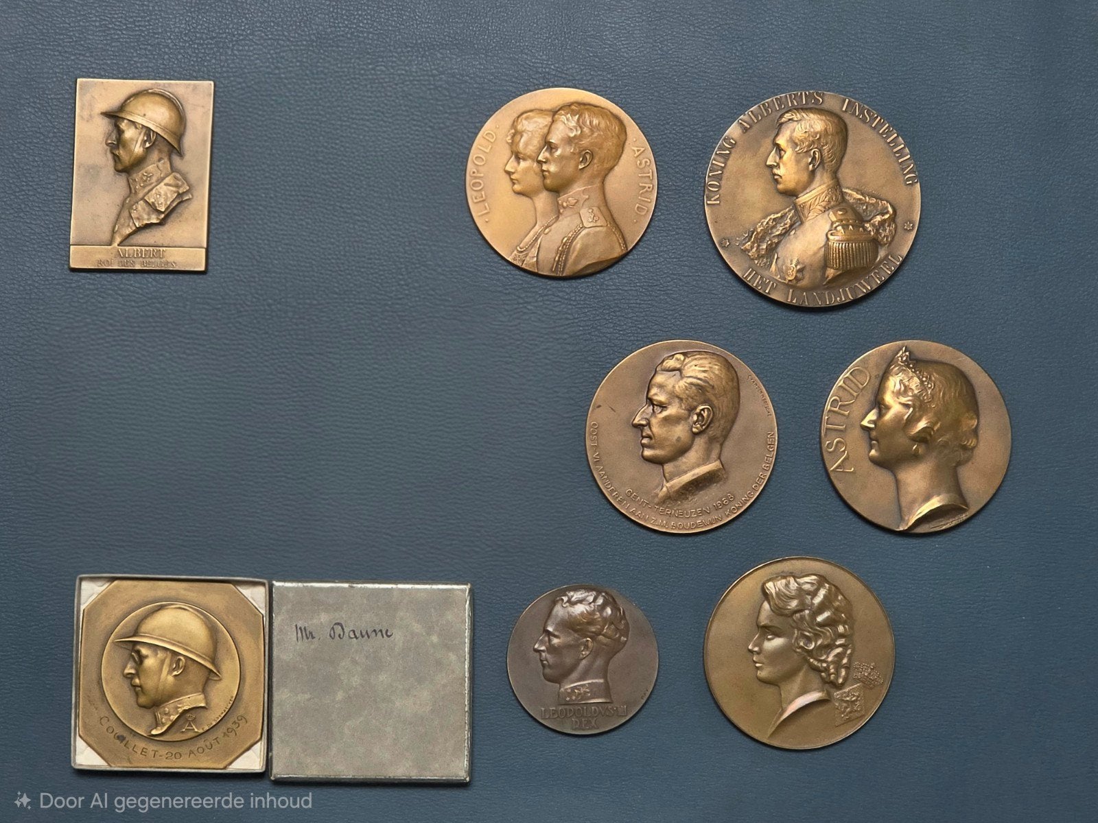 8 médailles pour la famille royale de Belgique, Enlèvement ou Envoi