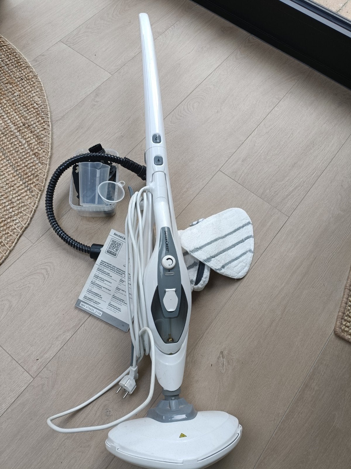 Silvercrest stoommachine, Ophalen