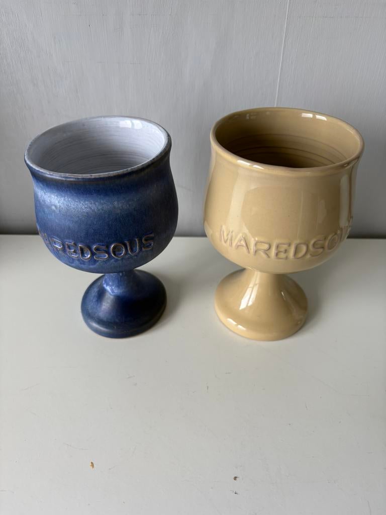 2 kelken MAREDSOUS, Verzamelen, Ophalen of Verzenden, Zo goed als nieuw