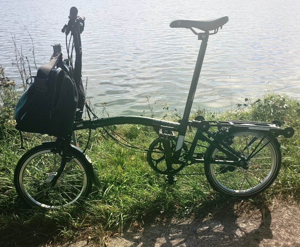 Brompton 6 vitesses et dynamo Son, Ophalen, Gebruikt, Brompton, Velgrem
