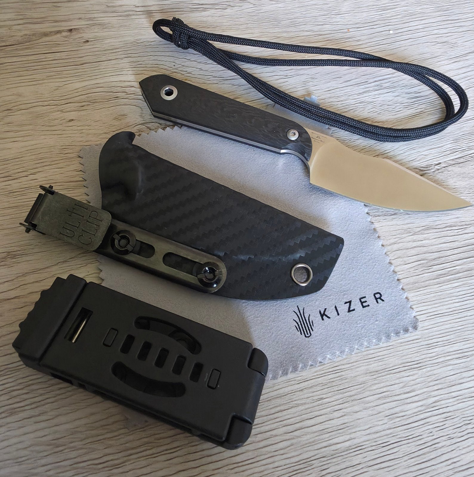 Harpon Kizer mini m390 en acier avec fibre de carbone, Enlèvement ou Envoi