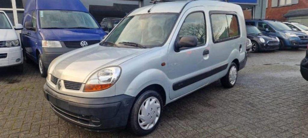 Renault Kangoo – 1.5 Diesel Bj 2003 130000km, Auto's, Voorwielaandrijving, 48 kW, Bedrijf, Zilver of Grijs