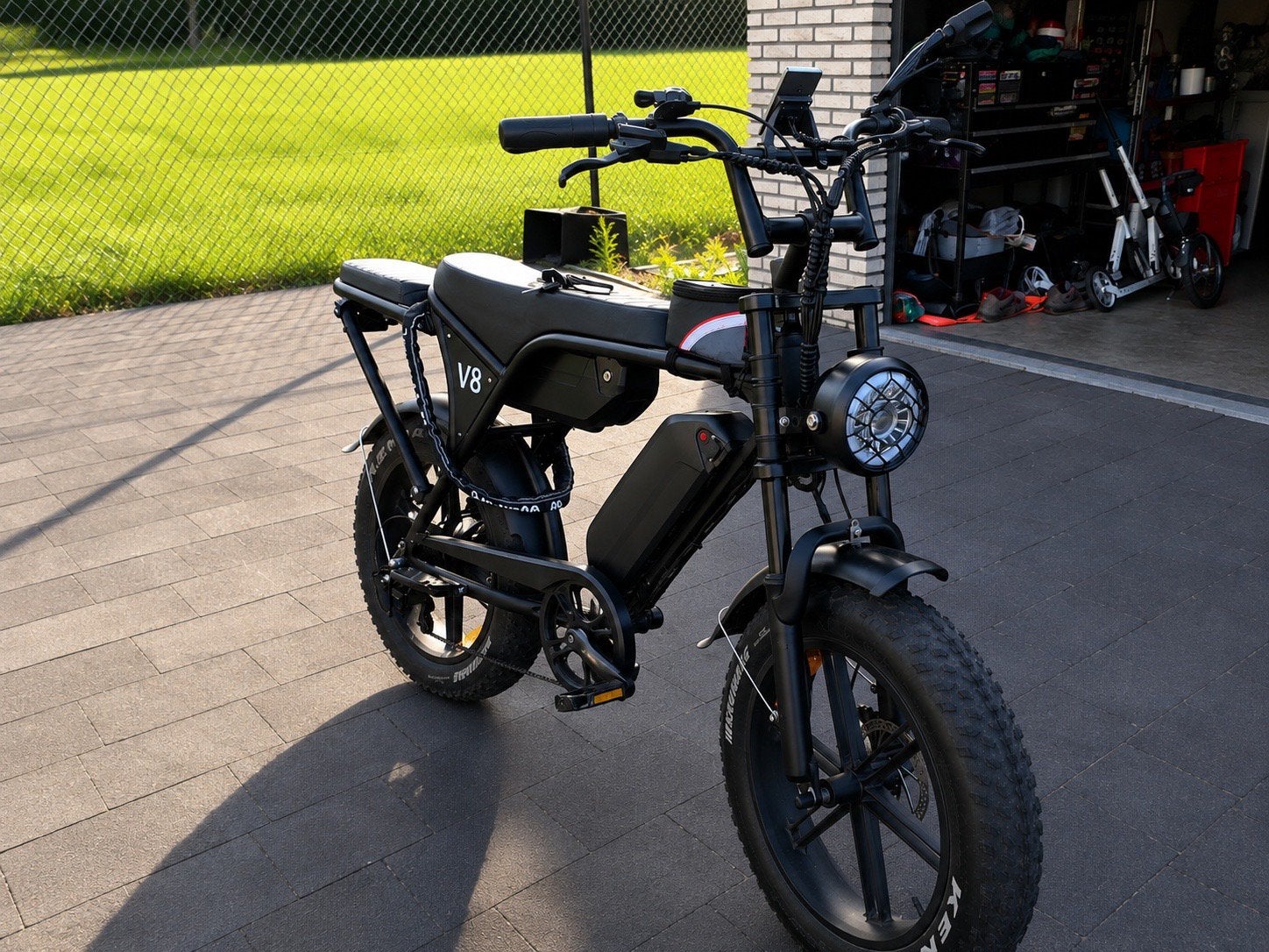 Vélo électrique - Fatbike V8 à double batterie, Vélos & Vélomoteurs, Enlèvement, Comme neuf