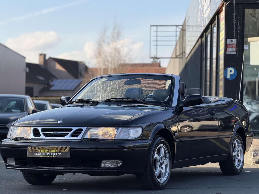 Saab 9-3 2.0 Turbo S✅contrôle Technique✅car-pass✅, Auto's, Voorwielaandrijving, 4 zetels, 110 kW, Cabriolet